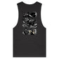 MIDNIGHT BLACK - Double Side Muscle Tank Tee