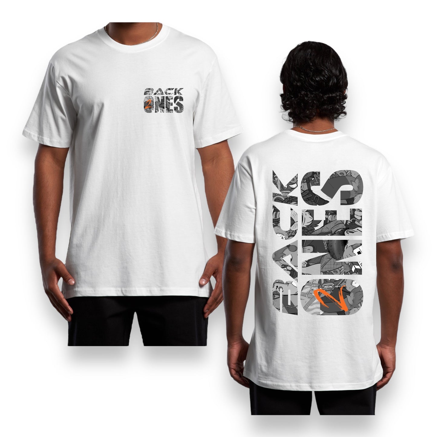 BACK2ONES PREMIUM  Heavyweight Tee