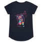 The TINA - BACK PRINT - Womens Scoop Neck T-Shirt