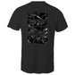 The BACK2ONES MIDNIGHT BLACK - BACK PRINT - Mens Tee